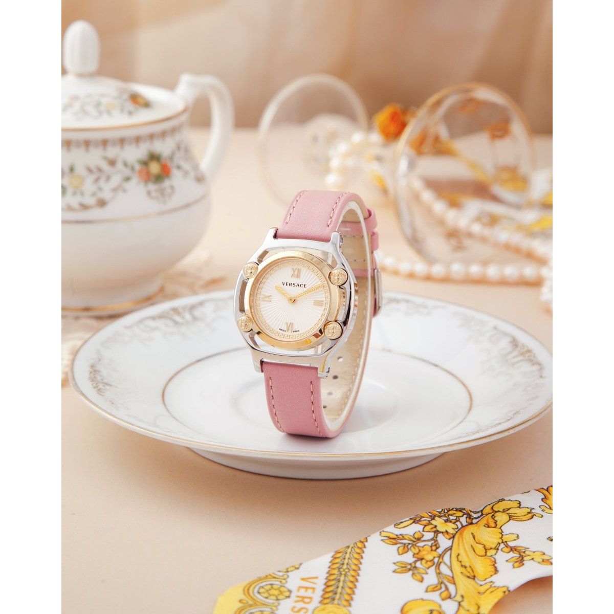 VERSACE Medusa Frame Women's Watch VEVF00220 - WatchMatic