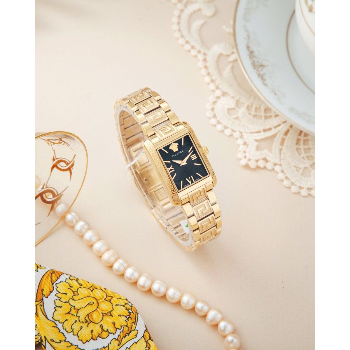 VERSACE Tonneau Women's Watch VE1C01122 - WatchMatic