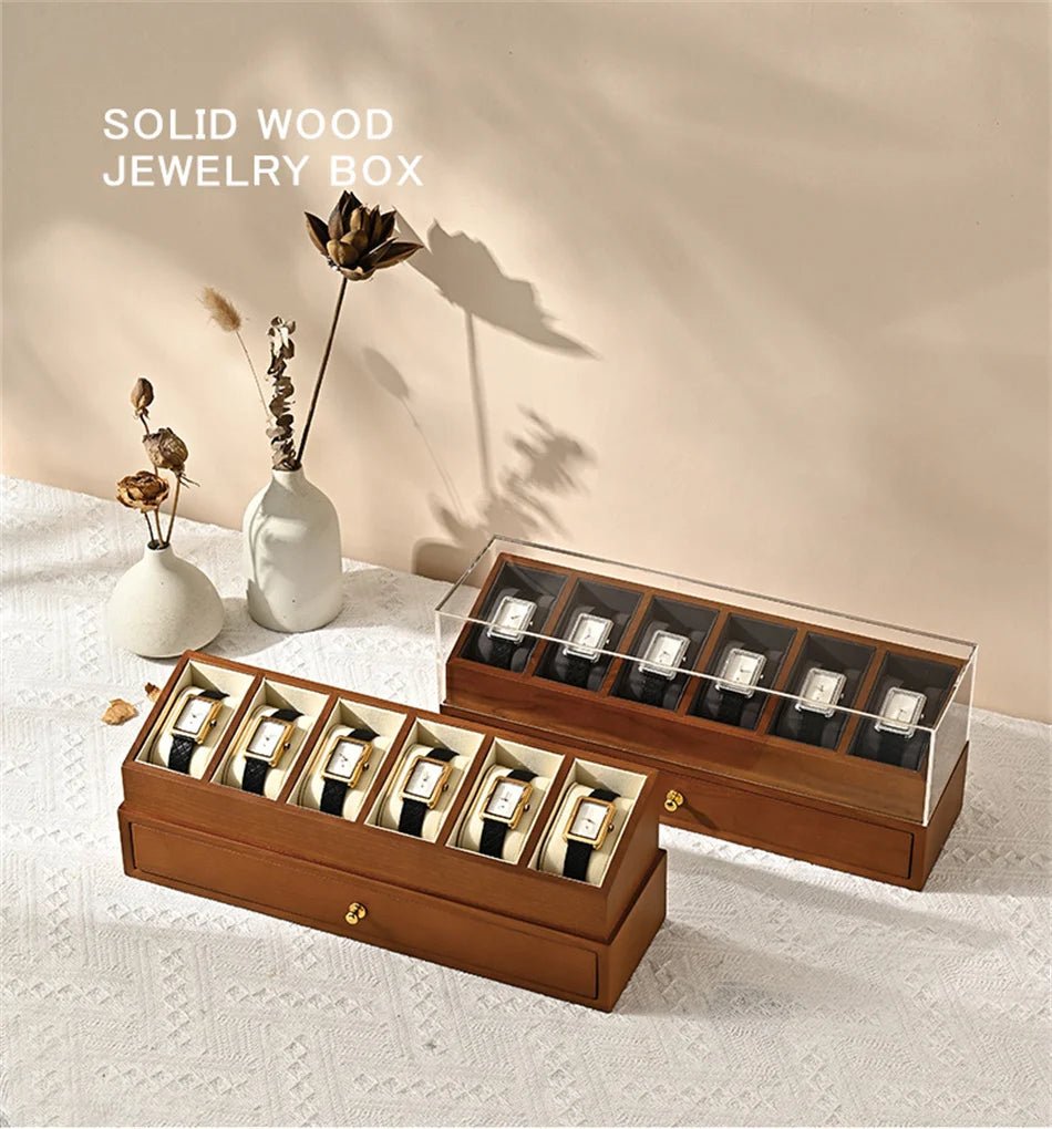 WATCHMATIC Double Layered Watch Box 14:29Beige - WatchMatic