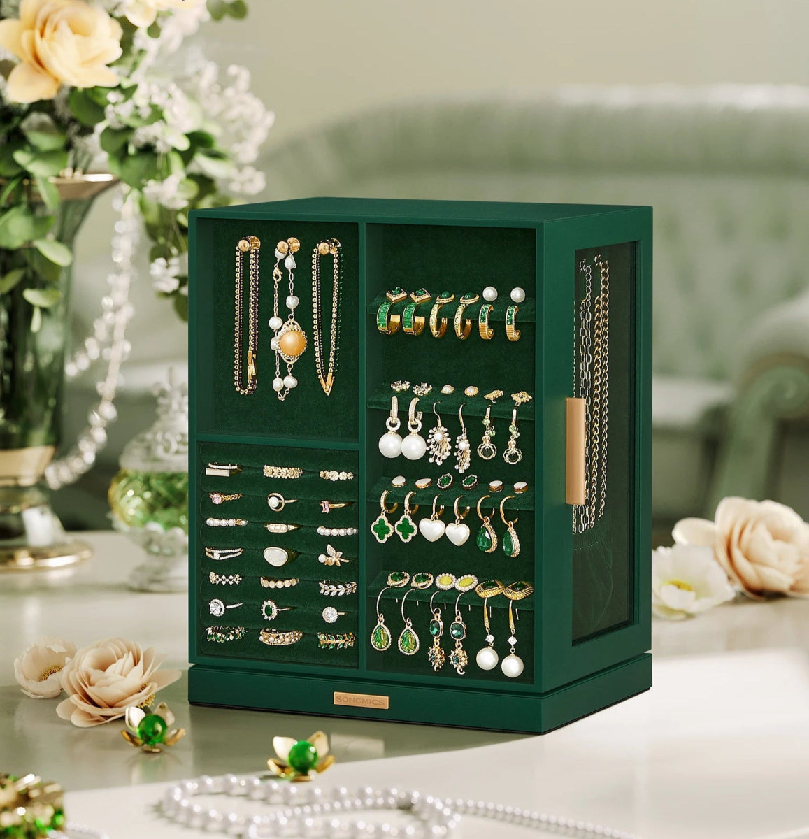 WATCHMATIC Forest Green Jewelry Box 14:175Forest Green - WatchMatic