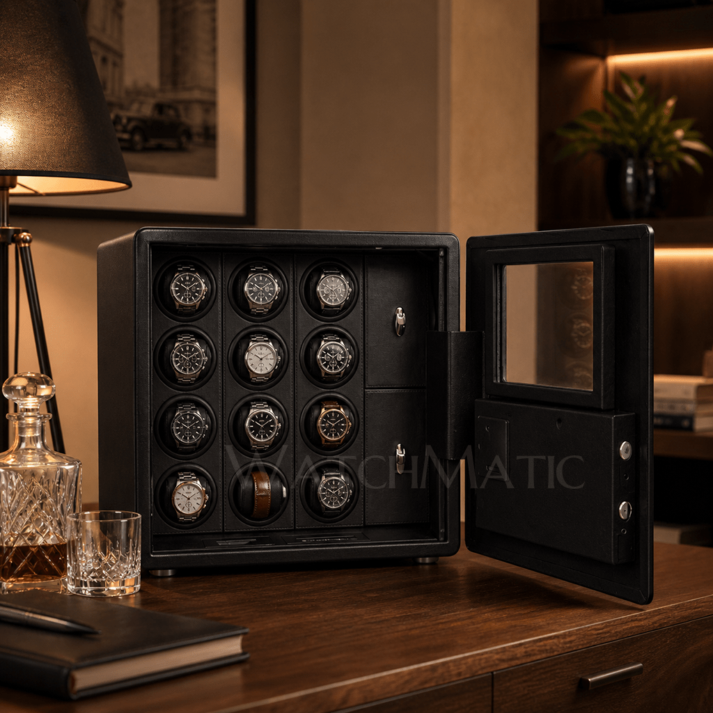 buy Kovra 12 Watch Winder Safe at WatchMatic with free shipping