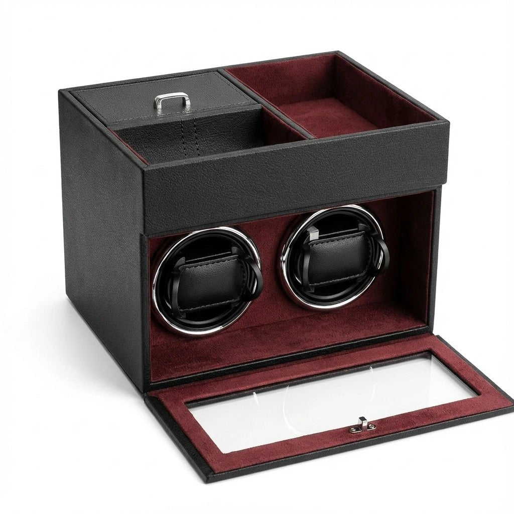 buy Strix Trunk Double Watch Winder at WatchMatic with free shipping