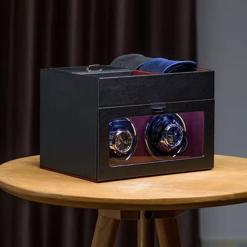 buy Strix Trunk Double Watch Winder at WatchMatic with free shipping