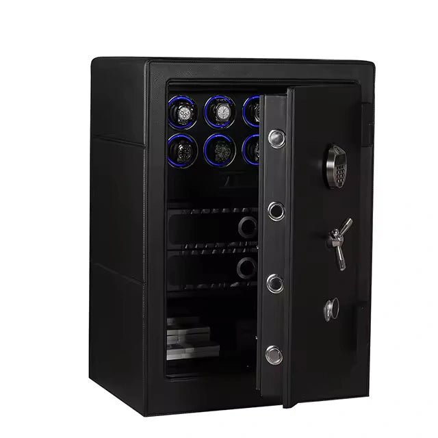buy Titan Leather 8 Watch Winder Safe at WatchMatic with free shipping