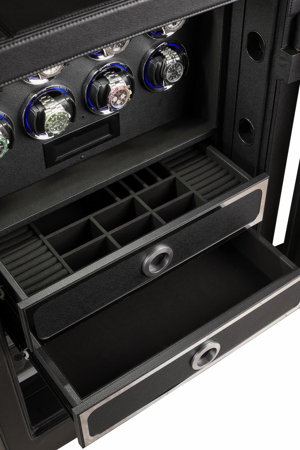 buy Titan Leather 8 Watch Winder Safe at WatchMatic with free shipping