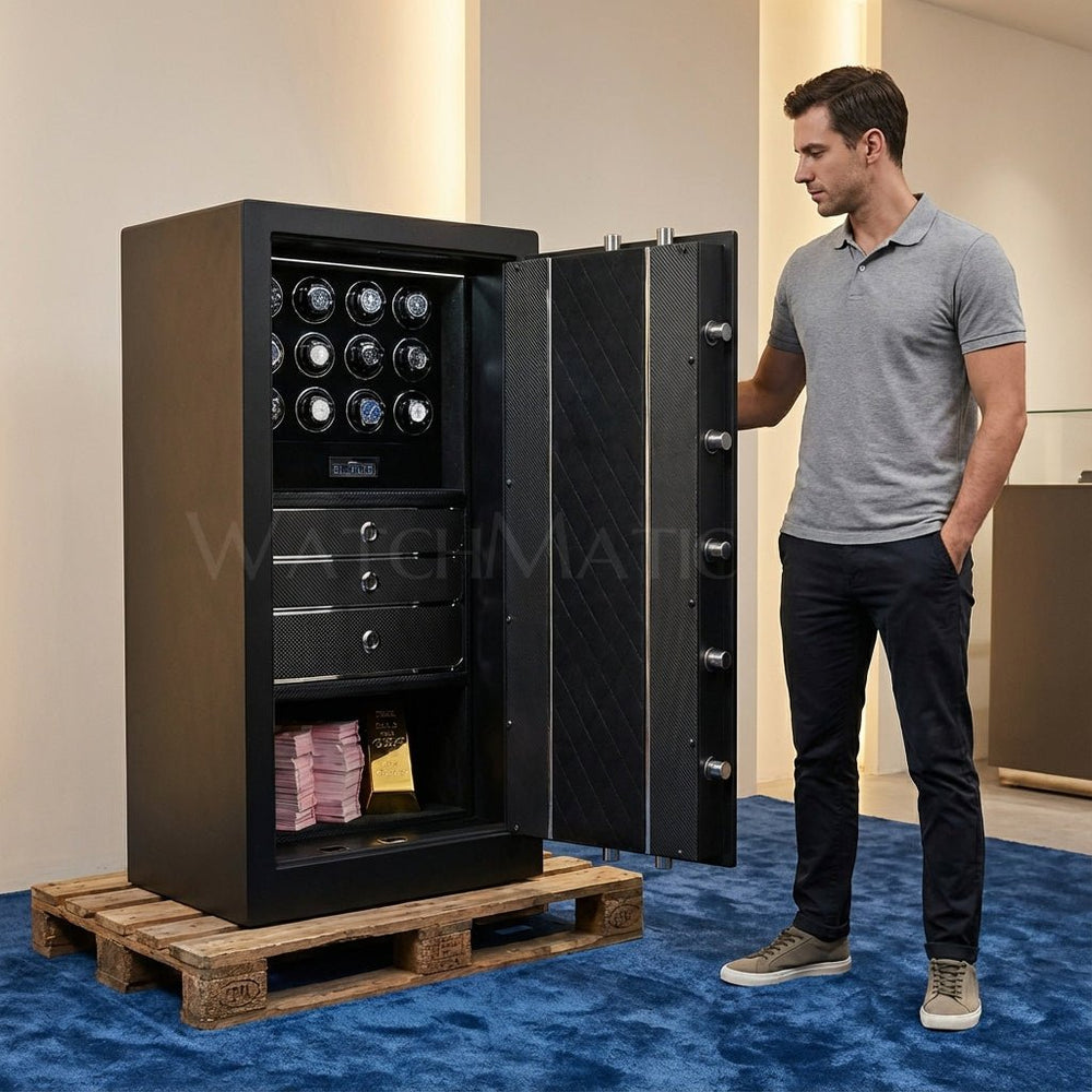 Shop WatchMatic Titan Vault Series – 12 Watch Winder Safe Box
