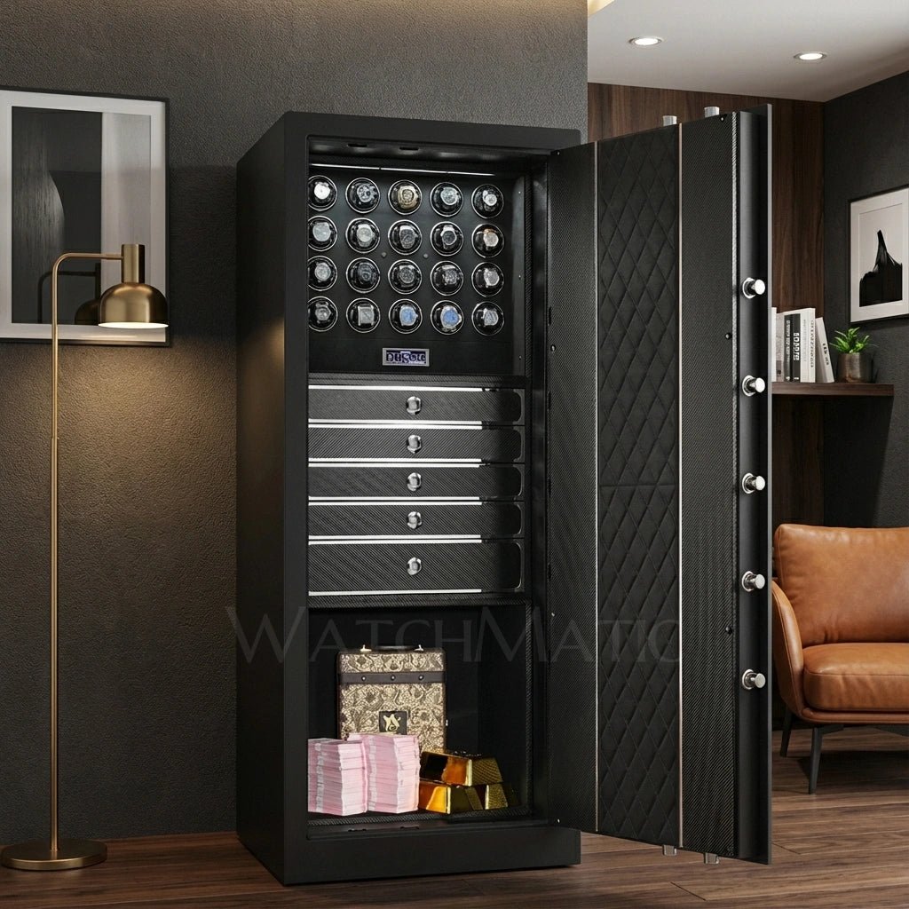 WatchMatic Titan Vault Series – Watch Winder Safe Box - WatchMatic