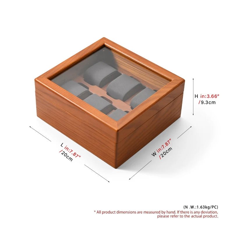 WatchMatic Wood Watch Storage Box 14:193Gray - WatchMatic
