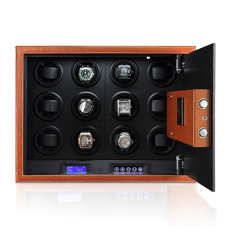 Zeon Luxury Watch Winder Safe Box - WatchMatic