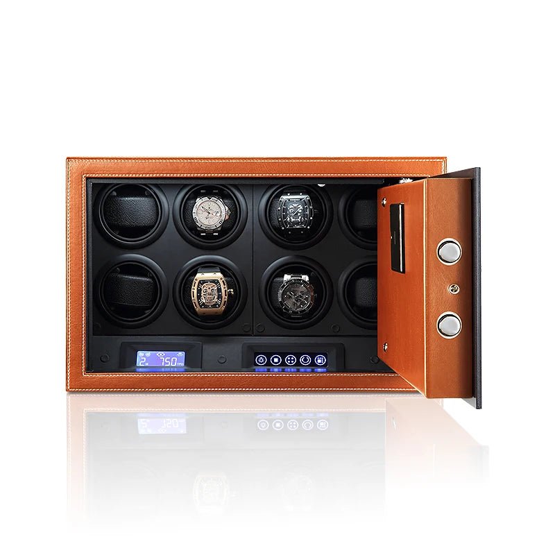 Zeon Luxury Watch Winder Safe Box - WatchMatic