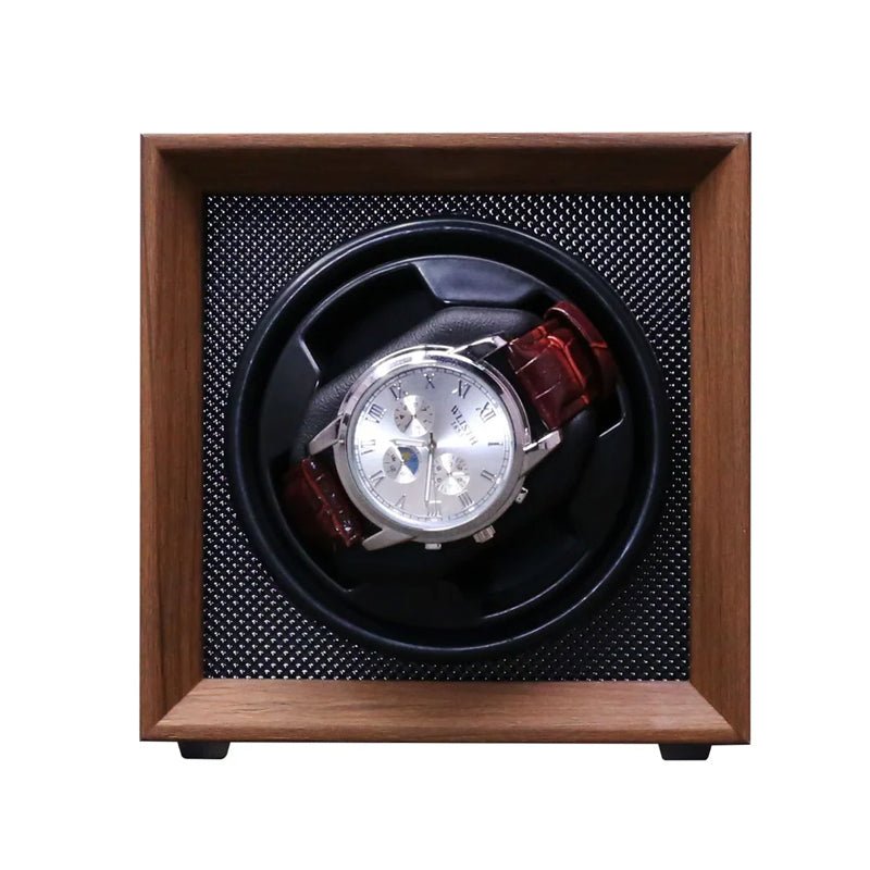 Zilo Wooden Single Watch Winder - WatchMatic